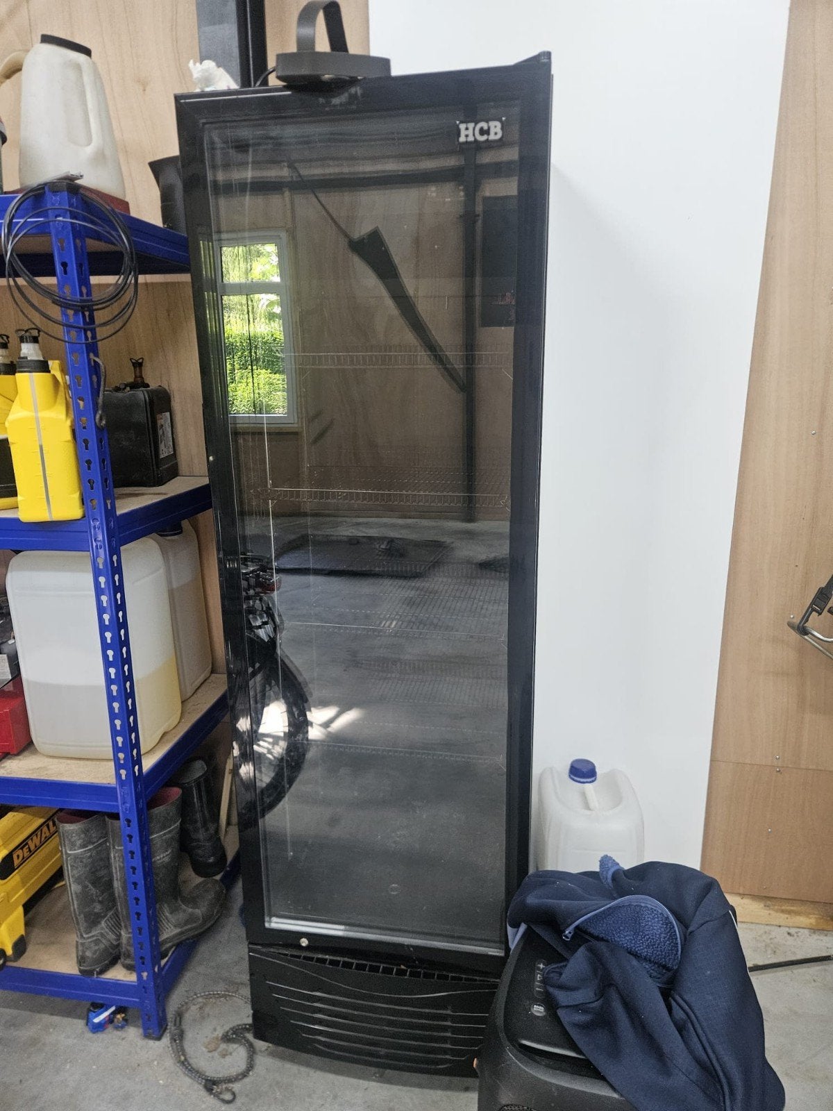 Horeca koelkast met glazen deur - HCB SC-350B, 200 liter of meer, 60 cm of meer, Zonder vriesvak, Gebruikt