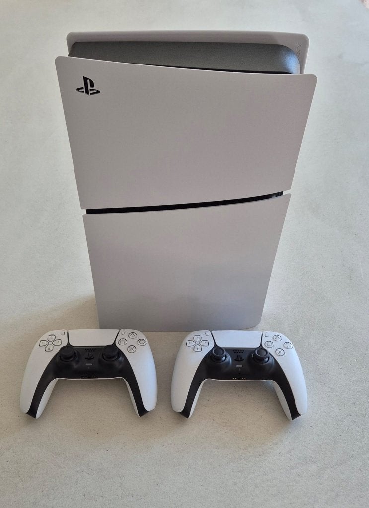 PS5 Slim Disc (1TB) | Zo Goed Als Nieuw + 2 Controllers, Ophalen, Zo goed als nieuw, Playstation 5