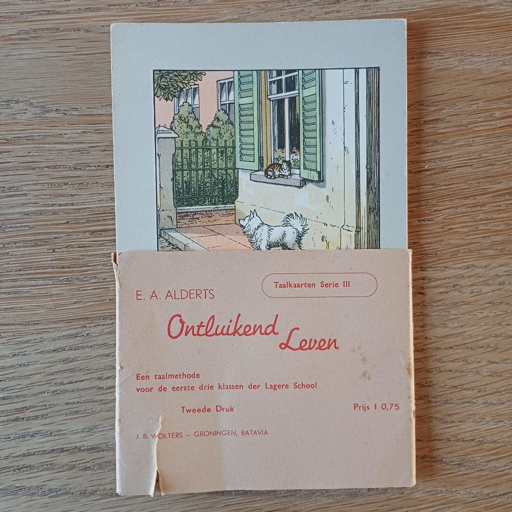 Ot en Sien oude taalmethode, Verzamelen, Foto's en Prenten, Ophalen, Gebruikt, 1940 tot 1960, Prent