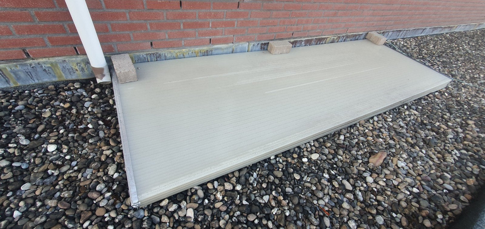 Polycarbonaat platen 300x99x1 cm.           3 Platen, Ophalen