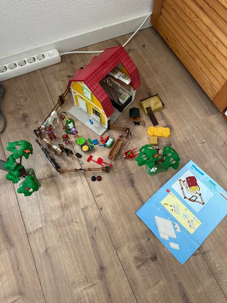 Playmobiel manege, Ophalen of Verzenden, Zo goed als nieuw