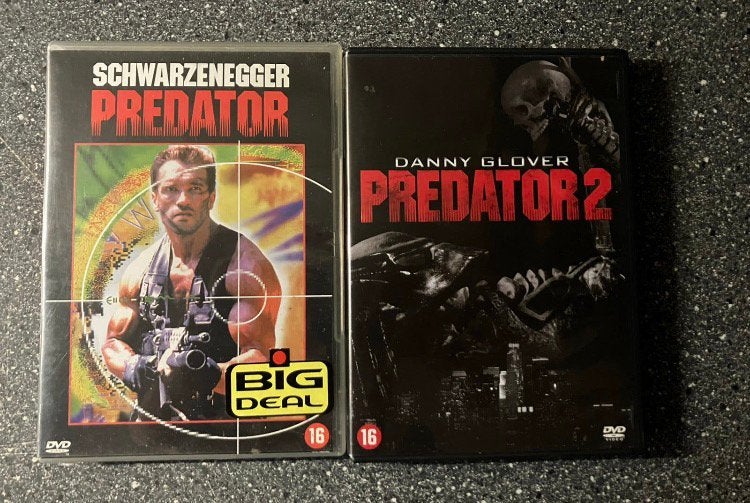 Predator 1 + Predator 2, Vanaf 16 jaar, Ophalen of Verzenden, Zo goed als nieuw