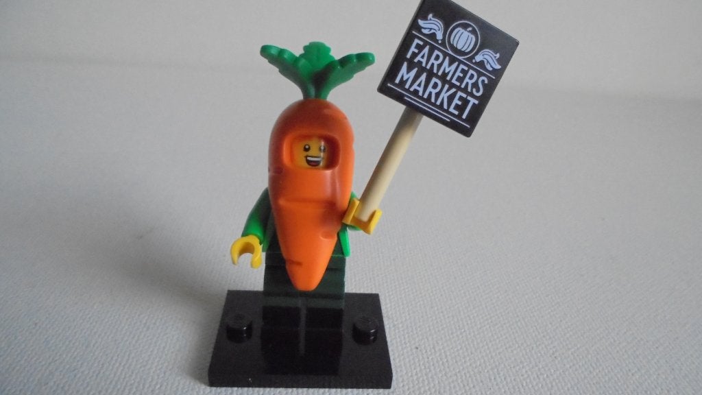 Minifiguur/Poppetje Collectible serie 24: Wortel Mascotte, Verzenden, Lego, Nieuw, Minifiguren serie
