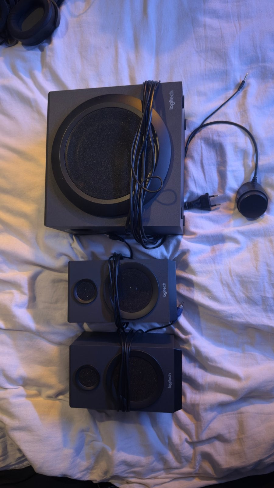 Logitech Z333 2.1 speakerset met subwoofer, Computers en Software, Ophalen of Verzenden, Zo goed als nieuw