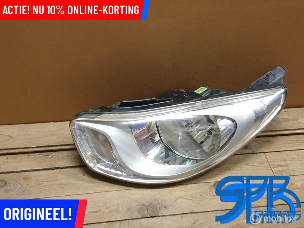 I10 (PA) FACELIFT Koplamp links halogeen origineel '11-'13