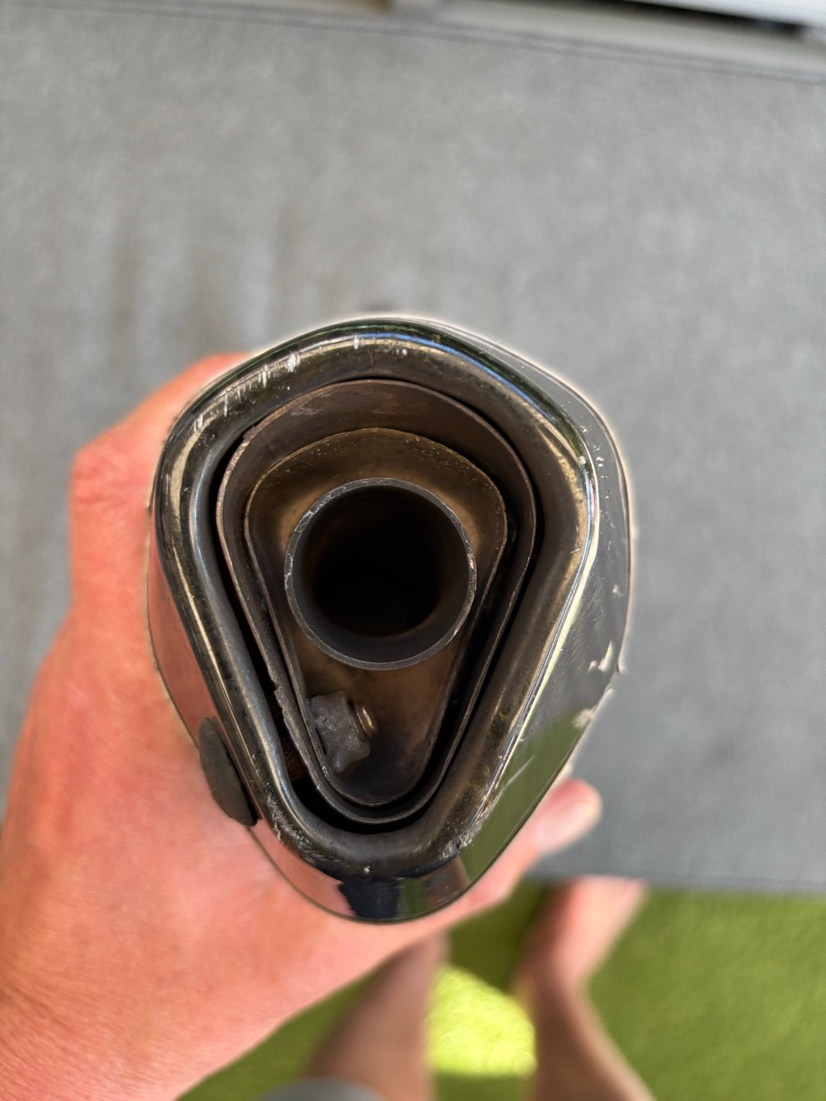 Fenom Performance Uitlaatdemper met bocht - Gebruikt, Fietsen en Brommers, Brommeronderdelen | Scooters, Ophalen, Gebruikt, Uitlaat