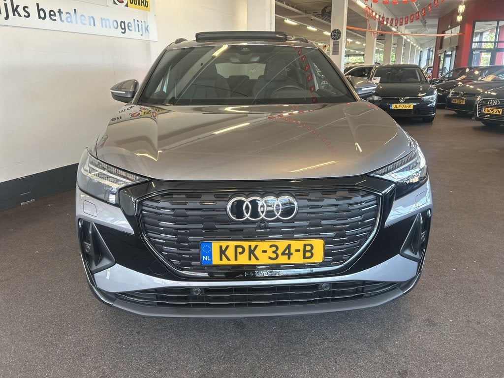 Audi Q4 e-tron 35 3X S-Line edition 55 kWh 100% Elektrisch |, Auto's, Audi, Automaat, Achterwielaandrijving, Gebruikt, Zwart