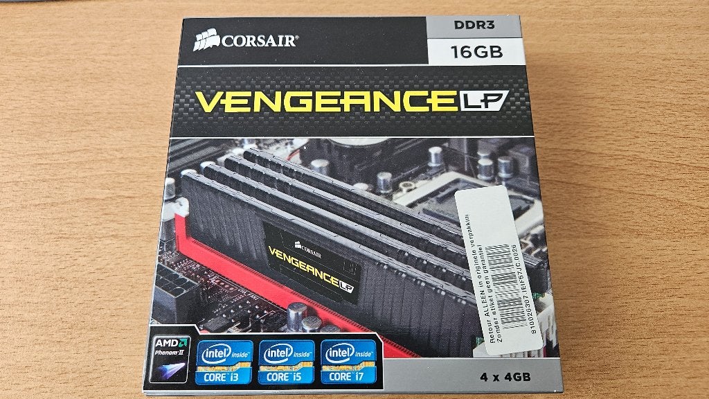 Corsair Vengeance LP DDR3 16GB (4x4GB), Gebruikt, DDR3, Ophalen of Verzenden, Desktop