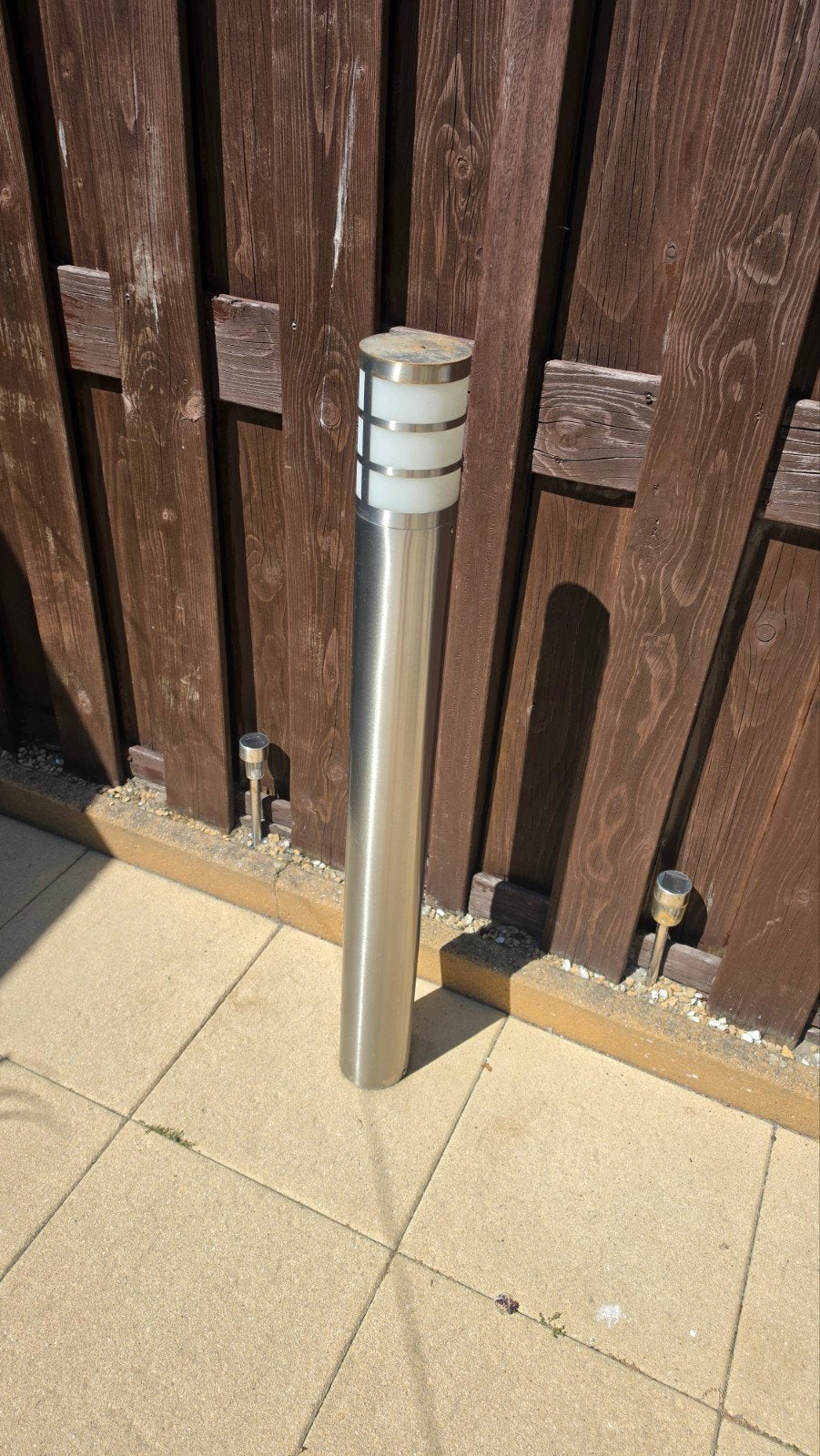 4 lantarenpalen voor in de tuin, Tuin en Terras, Gebruikt, Minder dan 50 watt, Ophalen of Verzenden, Netvoeding