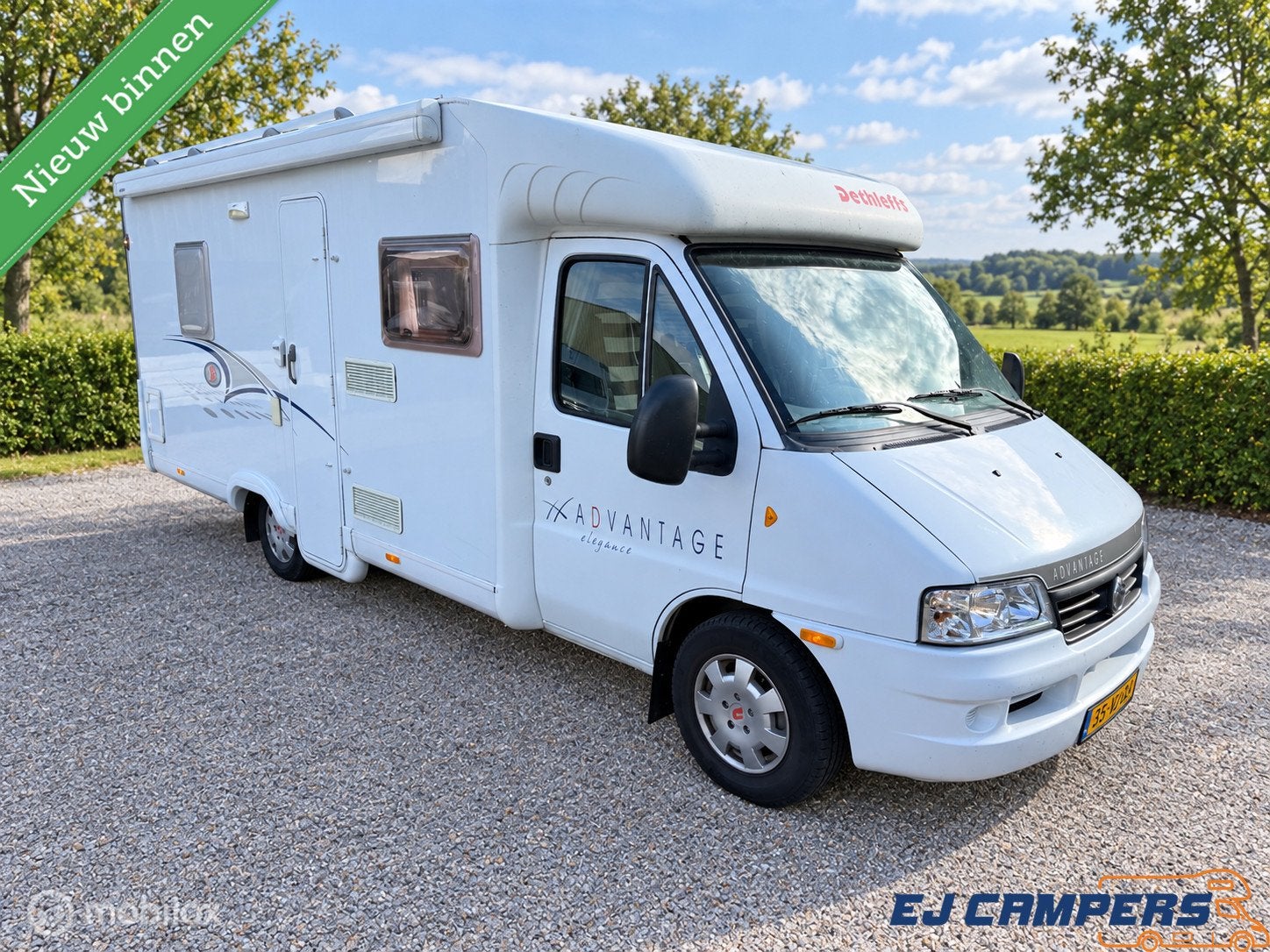 Fiat Dethleffs T 6541 Advantage, Ringverwarming, Bedrijf, Dethleffs, Dakluik