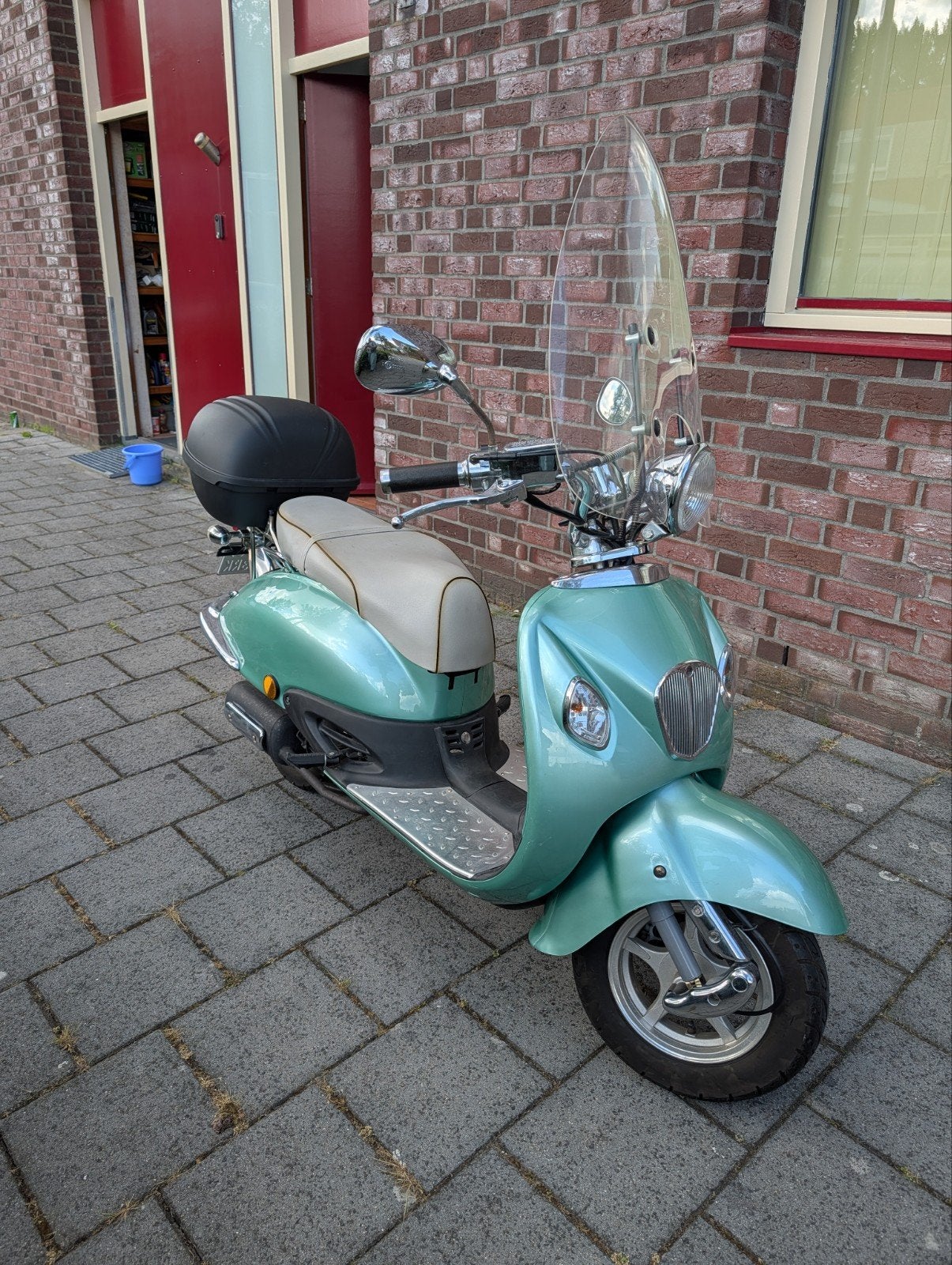 Viraggio Scooter met lage kilometerstand en topkoffer, Ophalen, Gebruikt, Overige typen, Overige merken