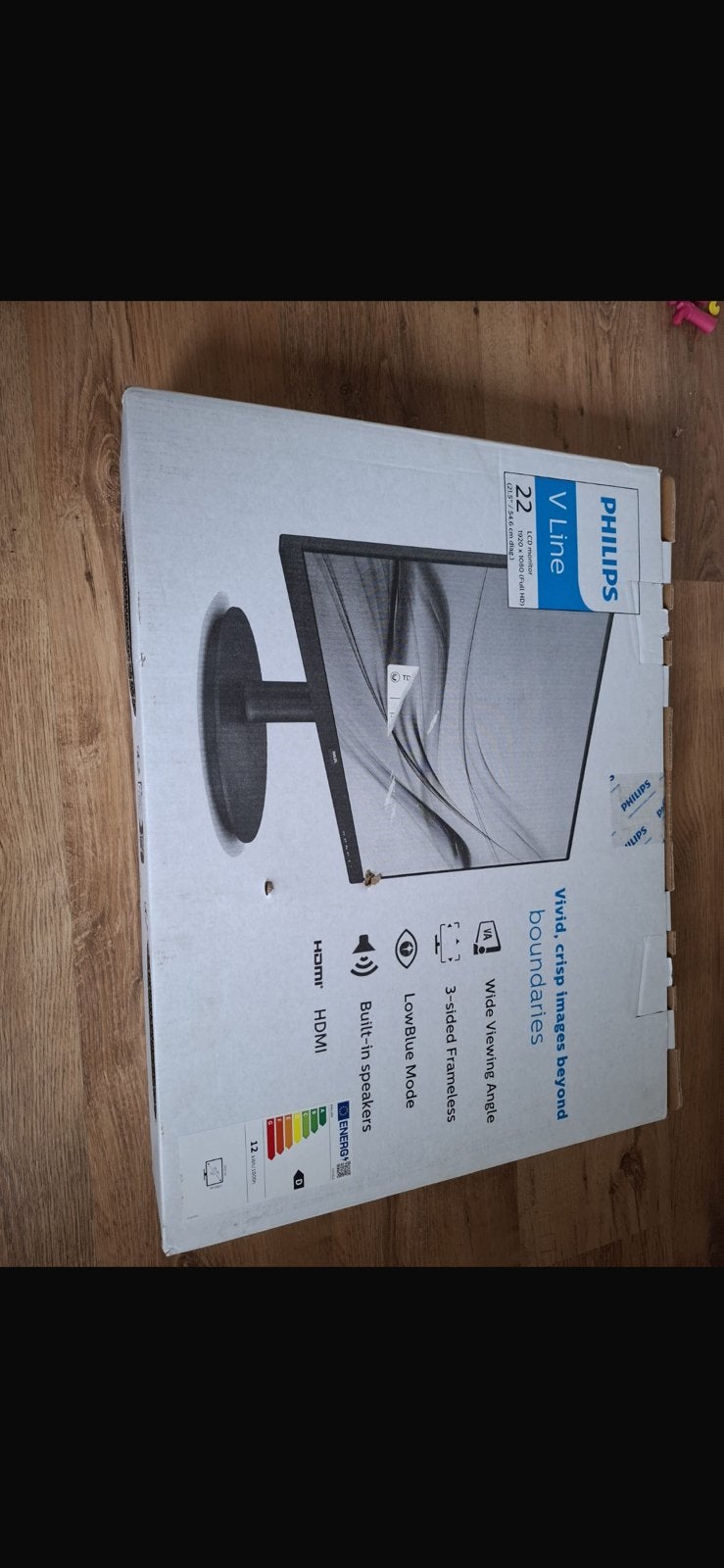 Philips v line monitor, Ophalen of Verzenden, Zo goed als nieuw, 60 Hz of minder, IPS