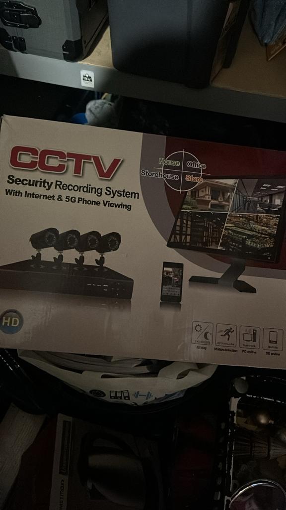 CCTV Beveiligingssysteem met 4 HD Camera's, Ophalen of Verzenden, Nieuw, Buitencamera