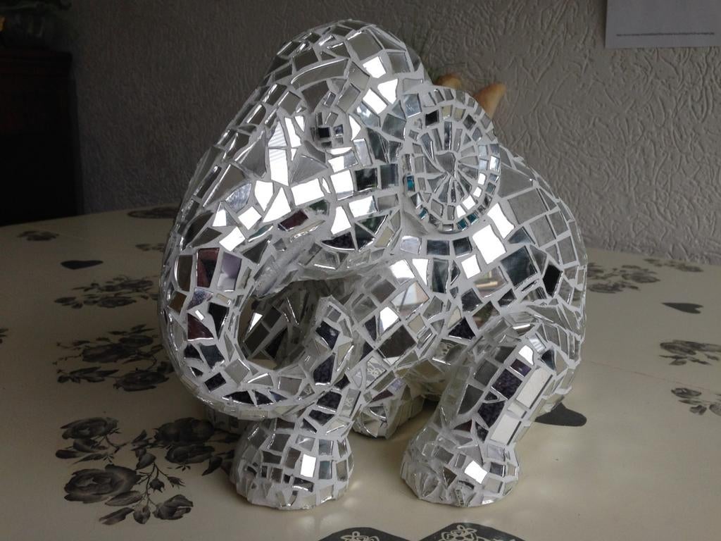 Elephant Parade zittende olifant, Antiek en Kunst, Ophalen of Verzenden