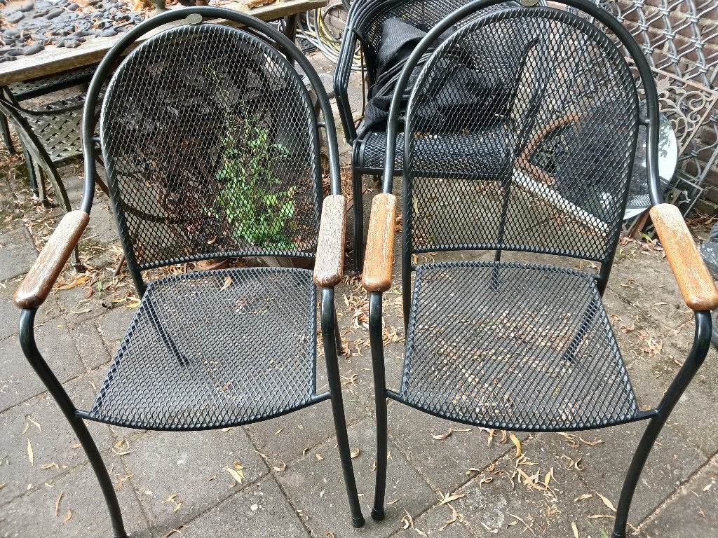 Royal gardenTuinstoelen - Stapelbaar en Duurzaam, Ophalen, Gebruikt, Metaal, Stapelbaar
