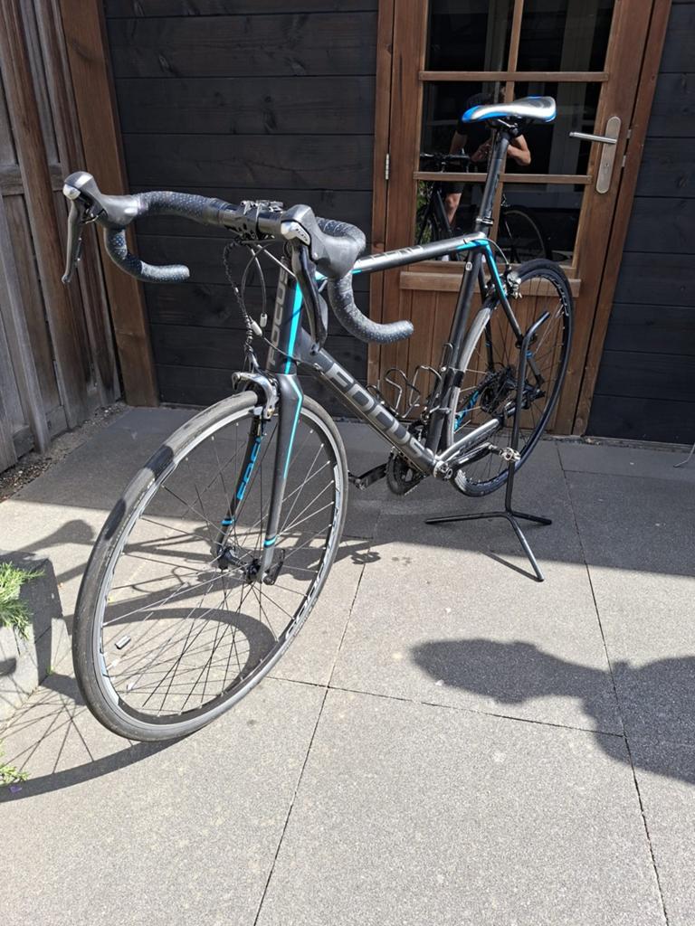 Prachtige racefiets zwart/ blauw Focus, Ophalen, Aluminium, Meer dan 20 versnellingen, Overige merken