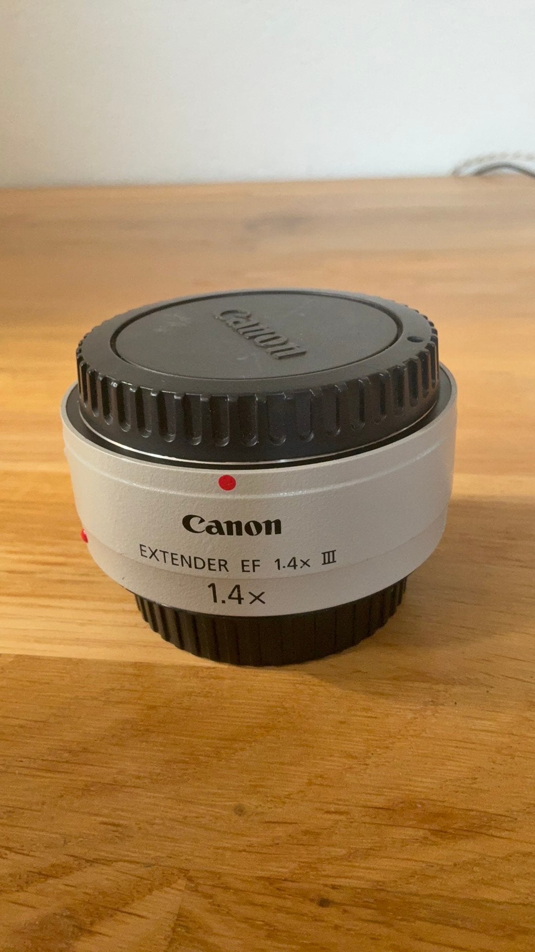 Canon EF extender 1.4x mark lll perfecte staat, Audio, Tv en Foto, Ophalen, Canon, Zo goed als nieuw, Lensdoppen
