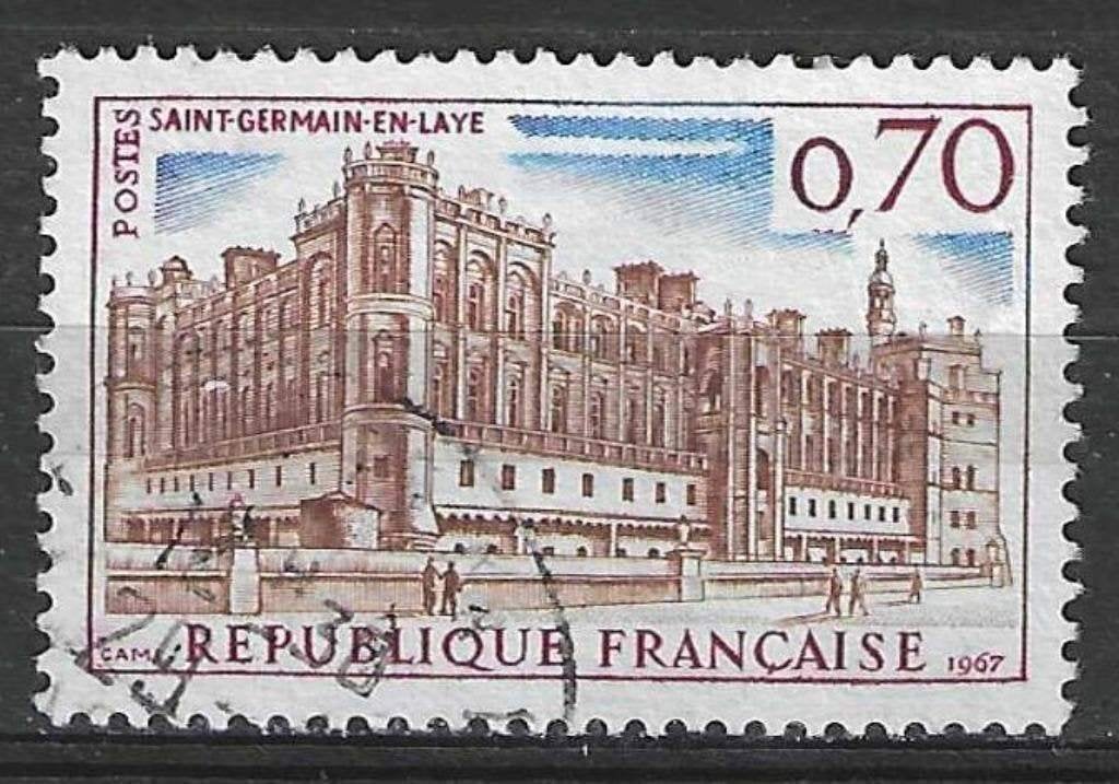Frankrijk 1966/1967 - Yvert 1501 - St. Germain-en-Laye  (ST), Verzenden, Gestempeld