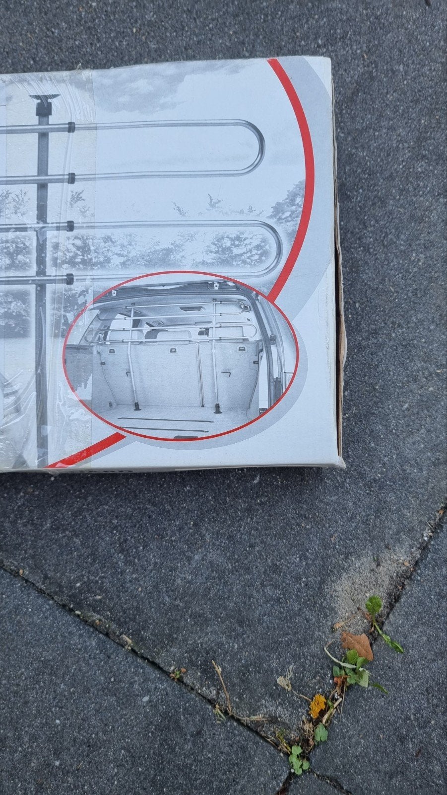 Mont Blanc Tubular Dog Guard - Hondenrek voor auto, Ophalen, Zo goed als nieuw