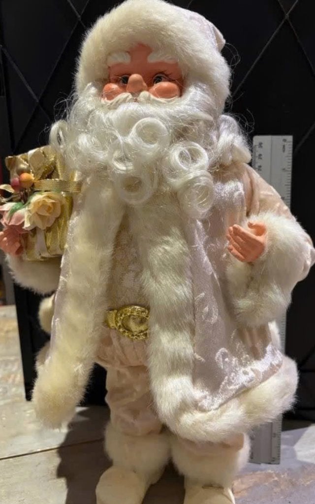 Decoratieve staande kerstman (40 cm), Ophalen of Verzenden, Zo goed als nieuw