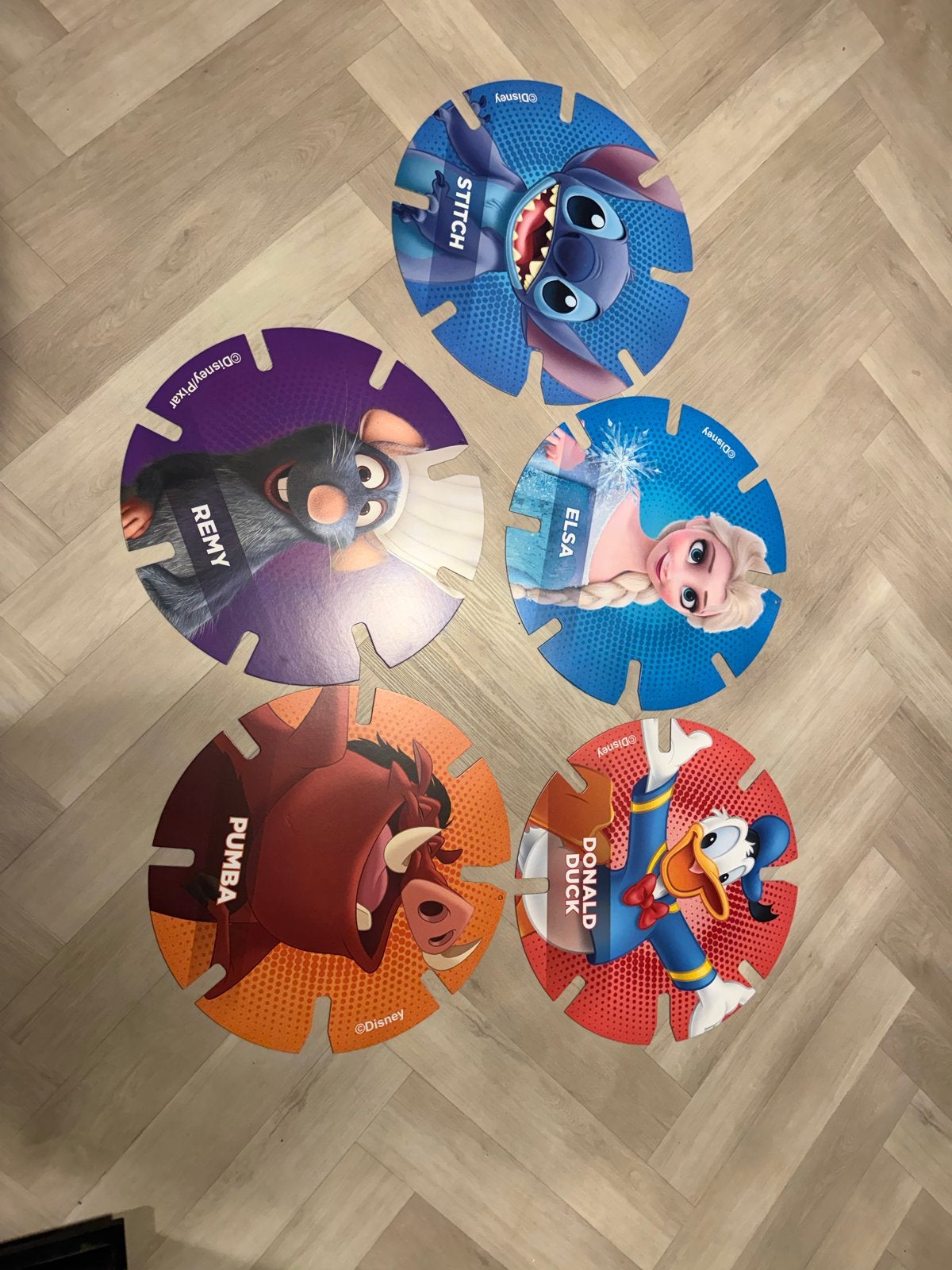 Grote xxl  Diskeyz Stitch, Remy, Elsa, Pumba, Donald Duc, Ophalen of Verzenden, Donald Duck, Gebruikt, Overige typen