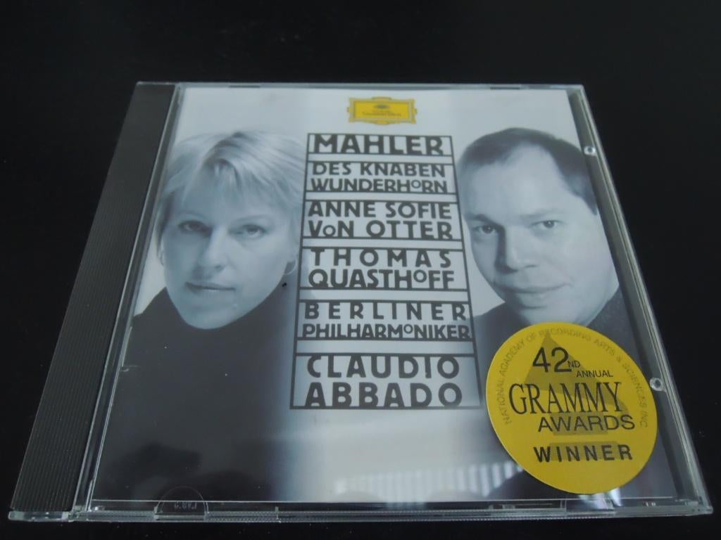 Mahler Des Knaben Wunderhorn Quasthoff Von Otter Abbado, Ophalen of Verzenden, Romantiek, Zo goed als nieuw, Vocaal
