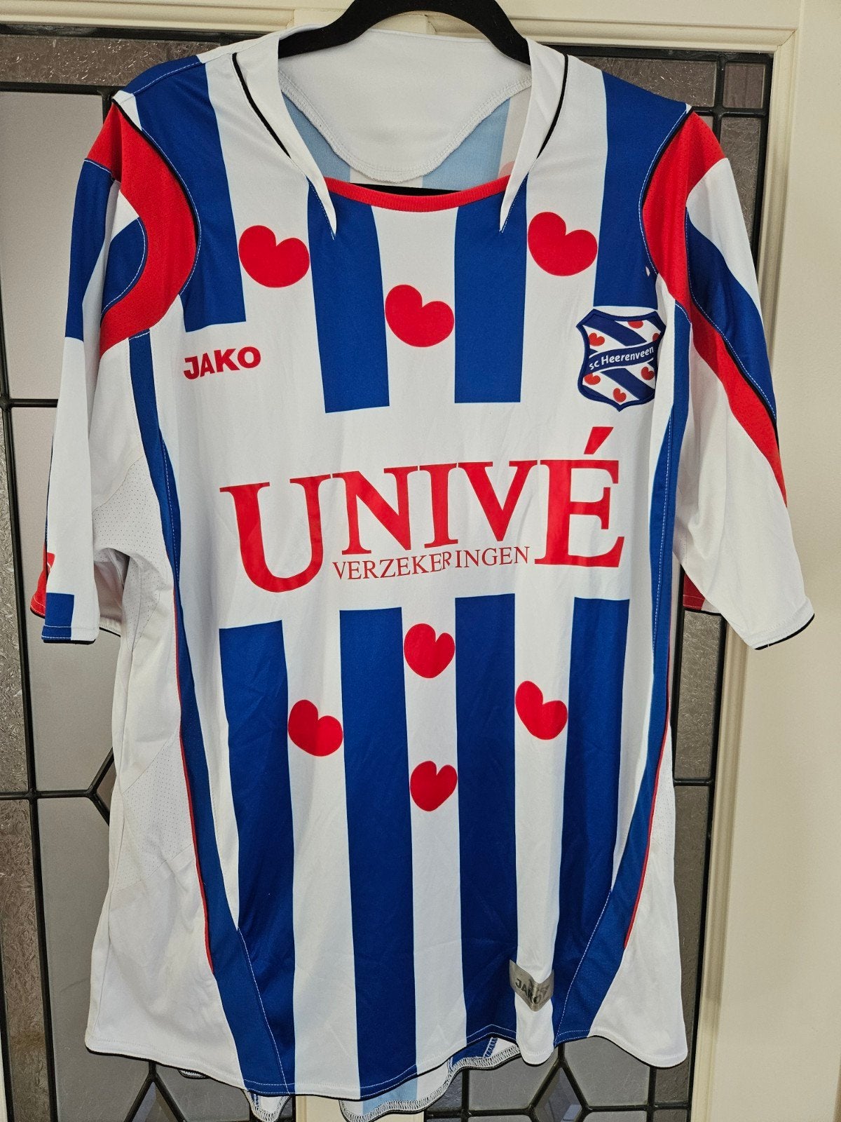SC Heerenveen Matchworn Thuisshirt Väyrynen #6, Sport en Fitness, Maat XL, Ophalen of Verzenden, Shirt