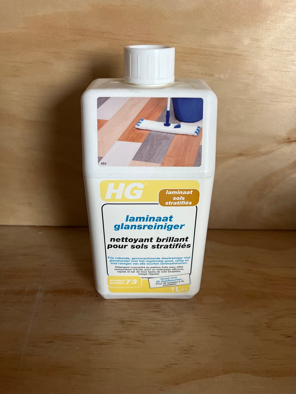 HG Laminaat Glansreiniger 1L - Voor stralende laminaatvloere, Ophalen, Schoonmaakmiddel