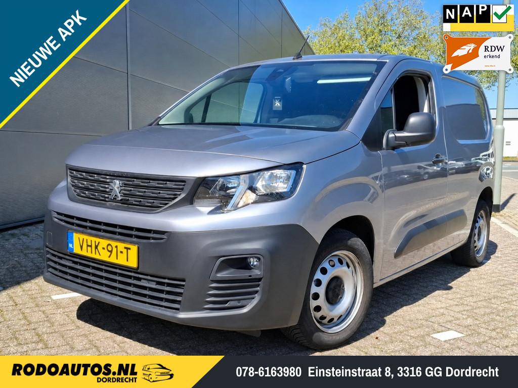 Peugeot Partner 1.5 BlueHDI Asphalt 131pk Airco/Carplay ✅, Auto's, Gebruikt, Euro 6, 4 cilinders, 1337 kg