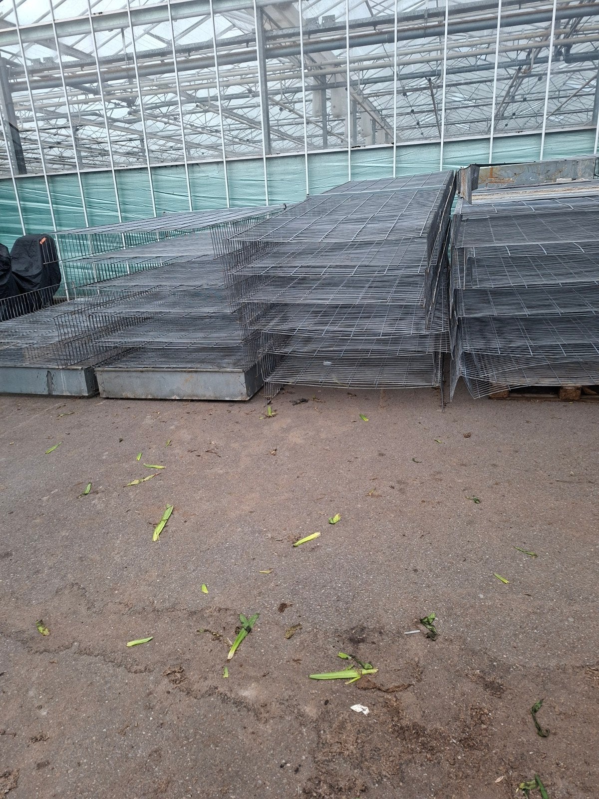 Rolbed roltafel systeem van gegalvaniseerd staal, Ophalen, Gebruikt, IJzer