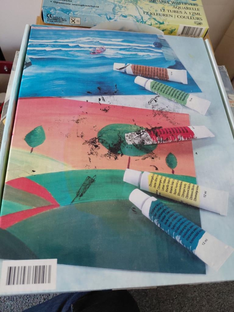 Acrylverfset, Hobby en Vrije tijd, Ophalen