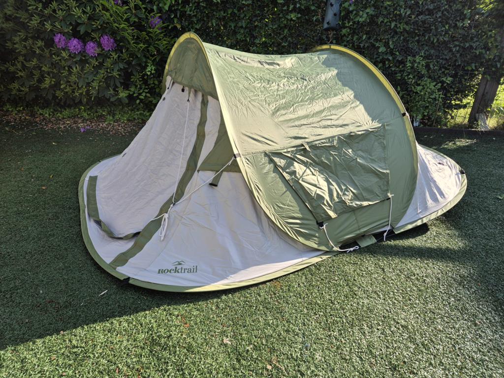 Rocktrail 3persoons pop up tent verduisterend nieuw, Ophalen, Nieuw, Tot en met 3