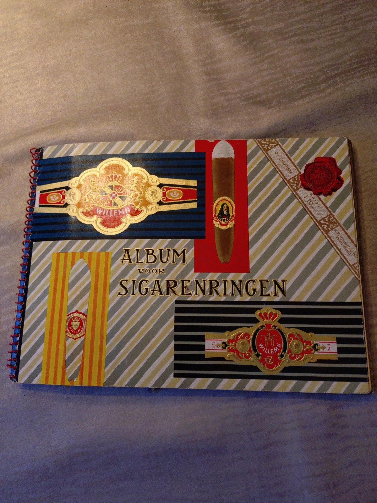 Vintage Willem II Sigaar Ringen Album 1959, Verzamelen, Gebruikt, Onbekend, Ophalen of Verzenden, Onbekend