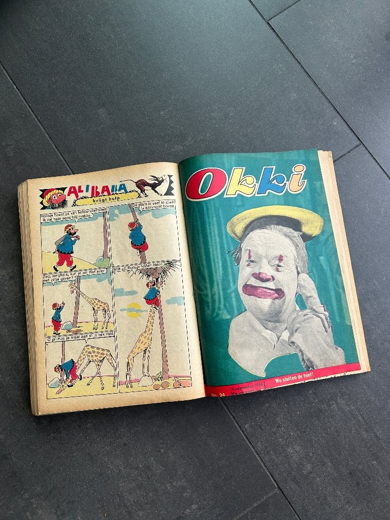 Ingebonden Okki jaargang 1956, Ophalen of Verzenden, Gelezen, Overige typen
