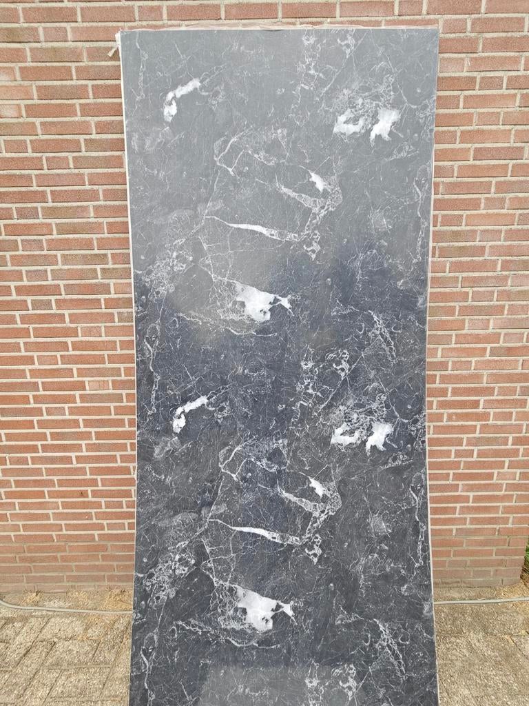 Marmerlook  en Steenlook PVC wandpanelen .2.60 BIJ 1.20/1.22, Ophalen of Verzenden, Nieuw