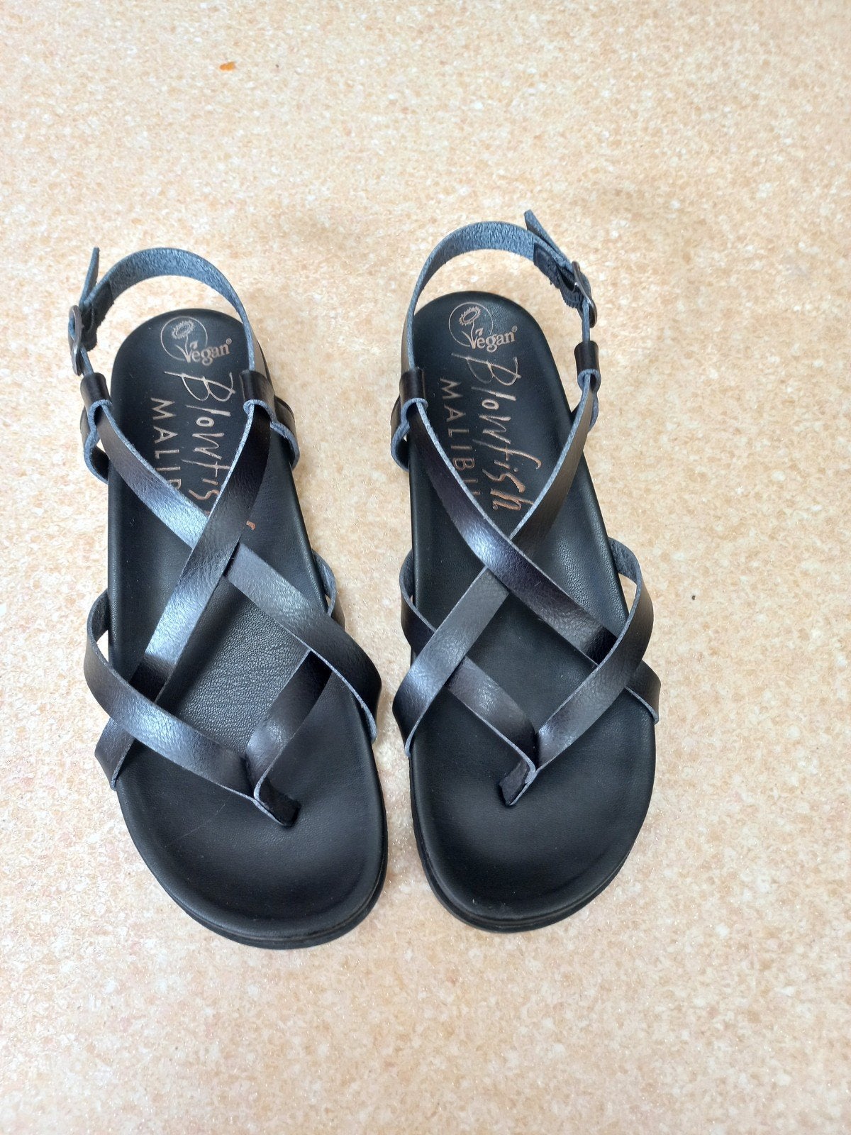 blowfish malibu sandalen maat 40, Ophalen of Verzenden, Zo goed als nieuw, Zwart, Sandalen of Muiltjes