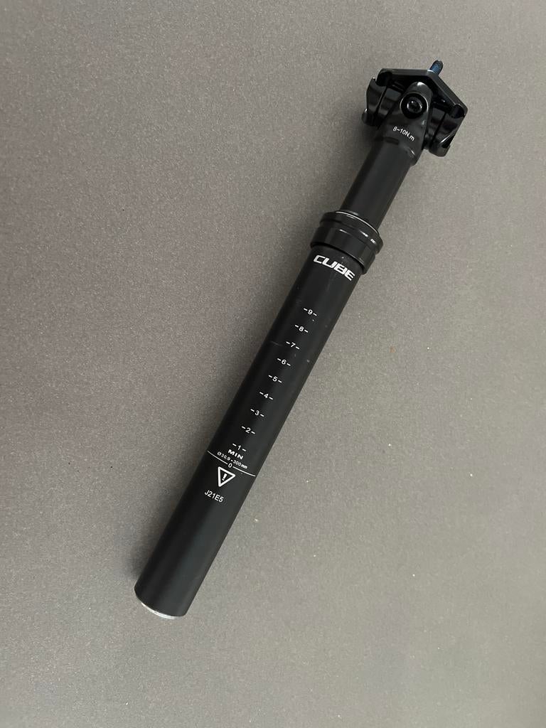 Cube Dropper Post -  verende  zadelpen 30.9mm, Ophalen of Verzenden, Zo goed als nieuw, Minder dan 150 cm, Driepoot