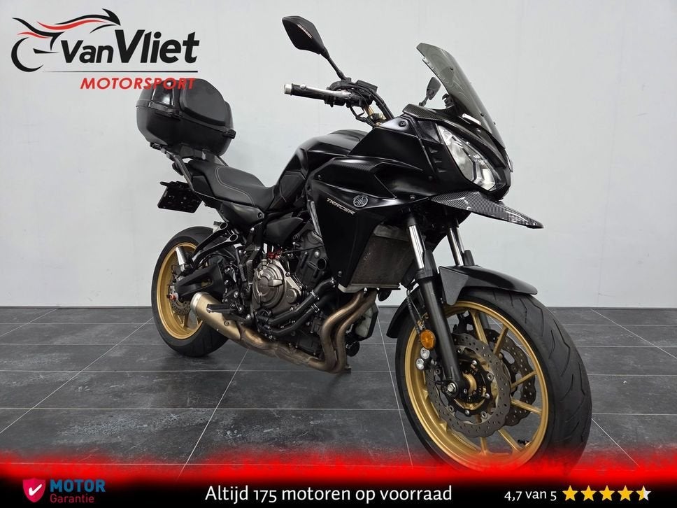 Zeer Mooie Yamaha Tracer 700 Mat zwart/goud, 2 cilinders, Bedrijf, Onbekend, Toermotor