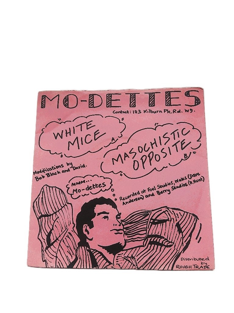 original single-the mo-dettes-white mice *1979*, Cd's en Dvd's, Fotohoes, Overige genres, 7 inch, Ophalen of Verzenden