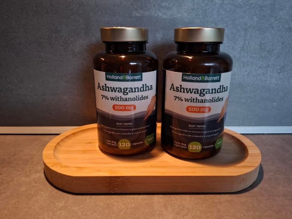 Holland & Barrett Ashwagandha 120 + 86 stuks, Sport en Fitness, Gezondheidsproducten en Wellness, Nieuw, Overige typen, Ophalen of Verzenden