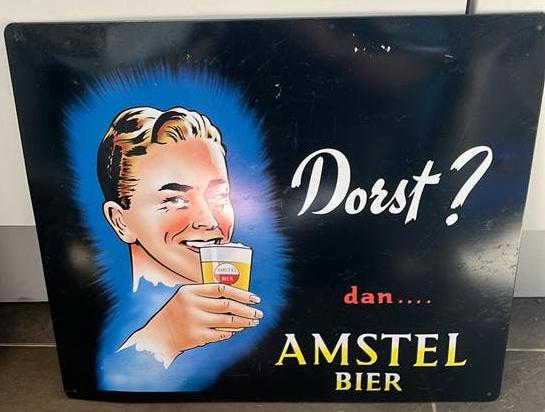 Reclame bord amstel bier., Ophalen of Verzenden