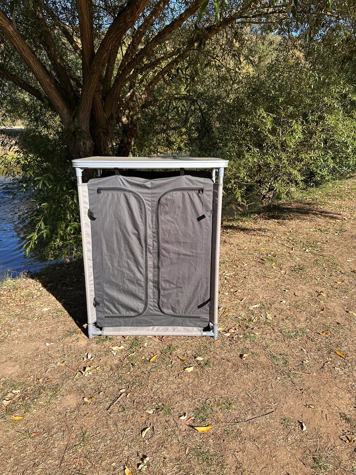 Handig Camping Kook Kastje - Opvouwbaar en Compact, Ophalen of Verzenden, Zo goed als nieuw