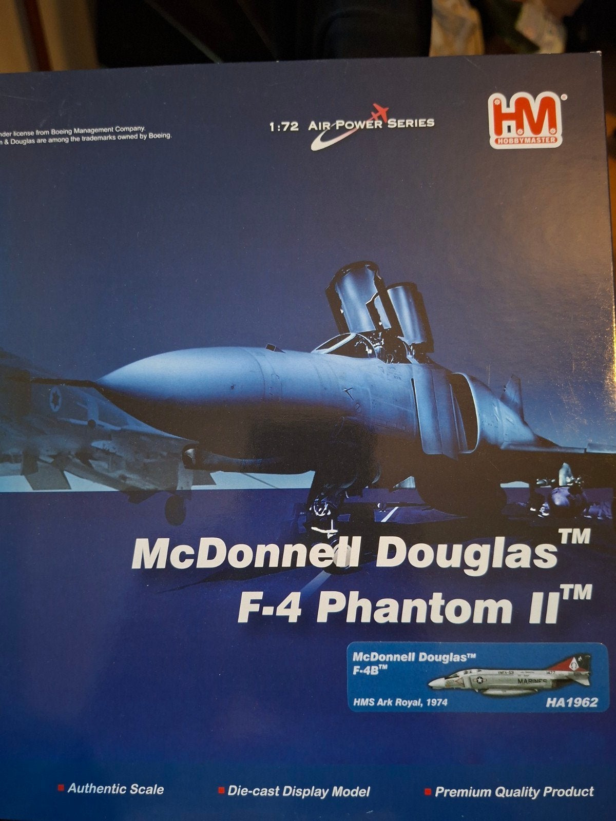 Hobbymaster Phantom II 1:72 HA1962, Hobby en Vrije tijd, Modelbouw | Vliegtuigen en Helikopters, Overige merken, 1:72 tot 1:144