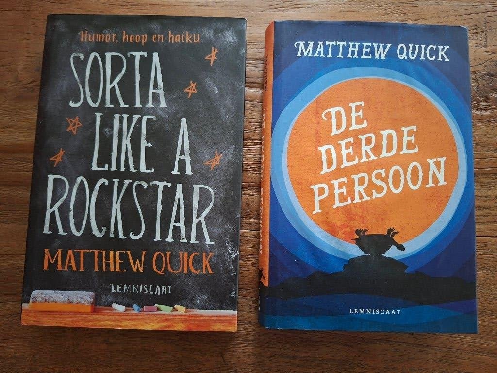 Matthew Quick - 2 Lemniscaat-boeken, Boeken, Gelezen, Non-fictie, Ophalen of Verzenden, Matthew Quick