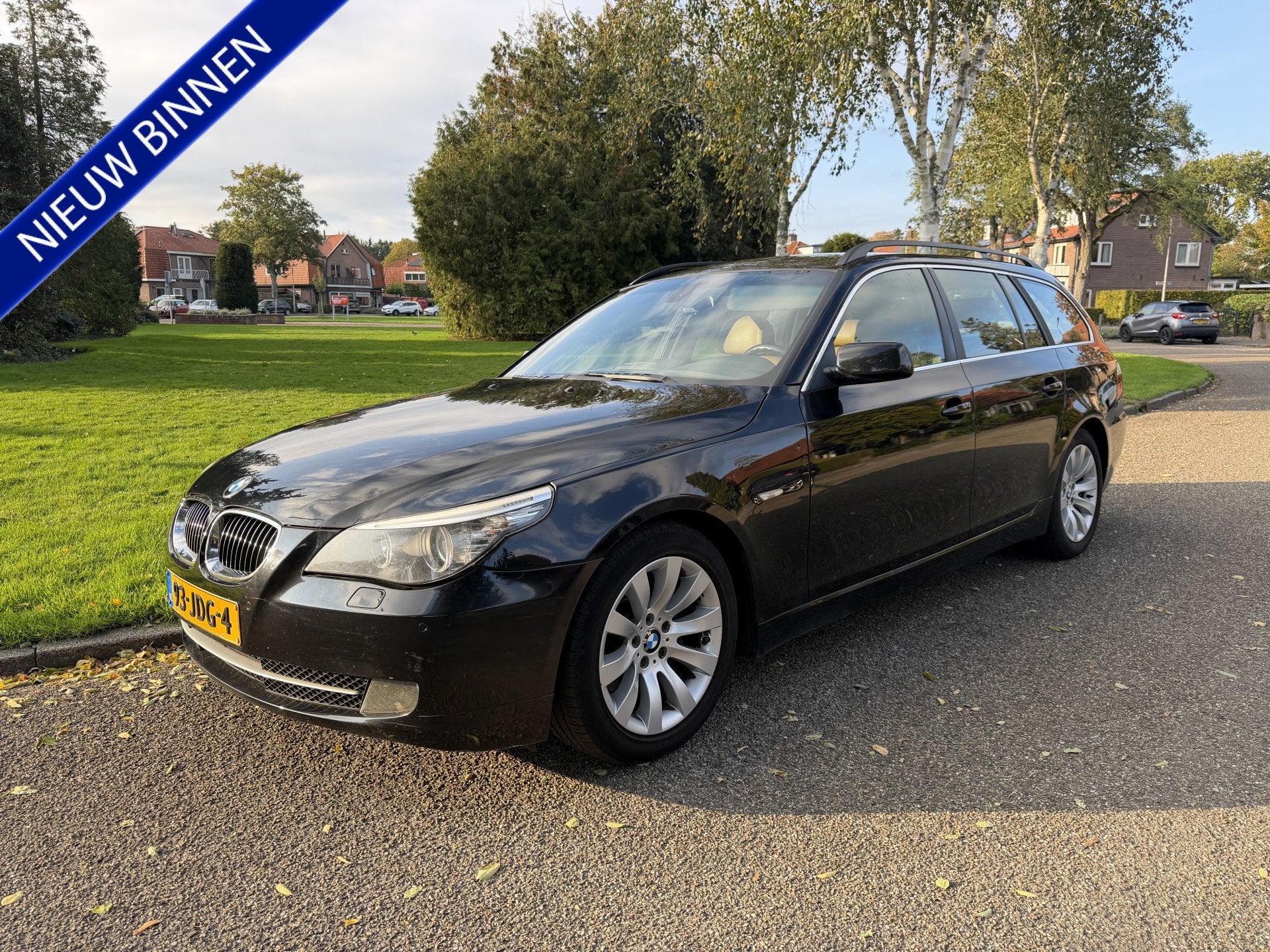 BMW 5 Serie Touring 523i Business Line Edition II 1e eigenaa, Dealer onderhouden, Achterwielaandrijving, Zwart, 93 €/maand
