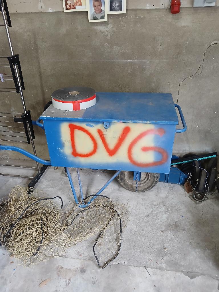Gereedschaps kruiwagen matador, Ophalen, Gebruikt, Eenwielig