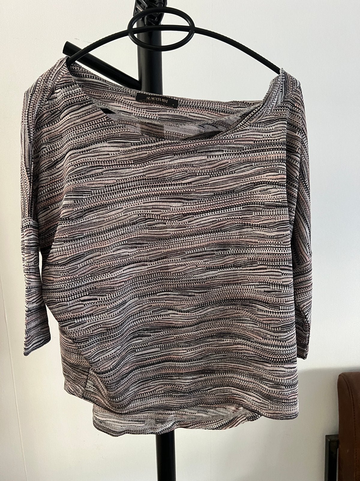 Top supertrash, Paars, Ophalen of Verzenden, Zo goed als nieuw, Korte mouw