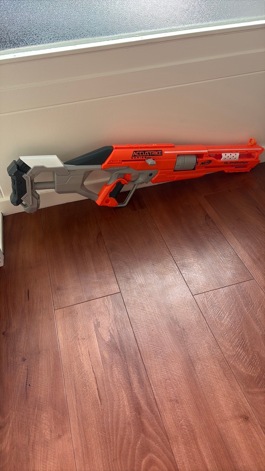 Nerf Accustrike Alphahawk, Ophalen, Gebruikt