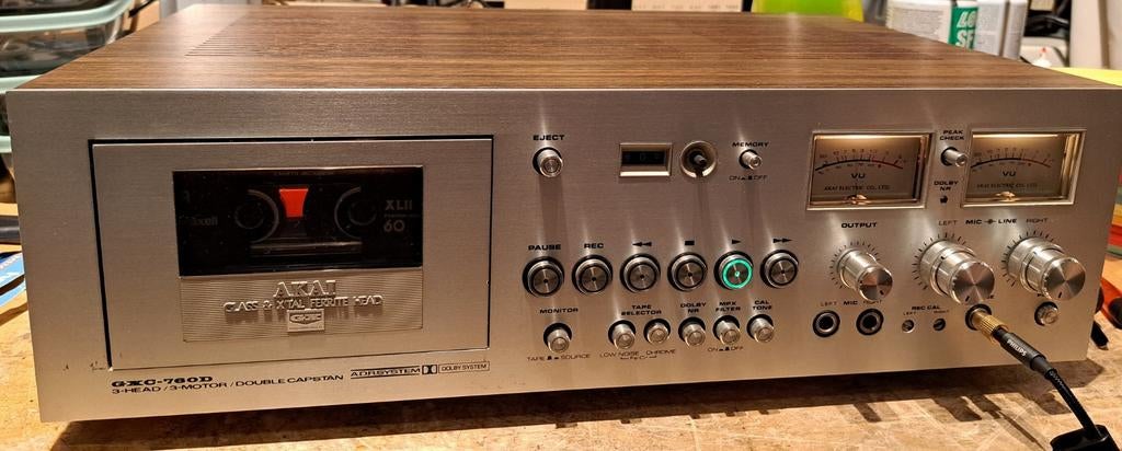 Akai GXC-760D gereviseerd., Ophalen of Verzenden, Enkel, Akai, Tiptoetsen