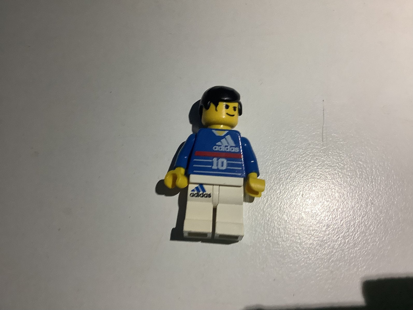 Lego minifiguur voetballer Zidane, Ophalen of Verzenden, Gebruikt, Minifiguur, Lego
